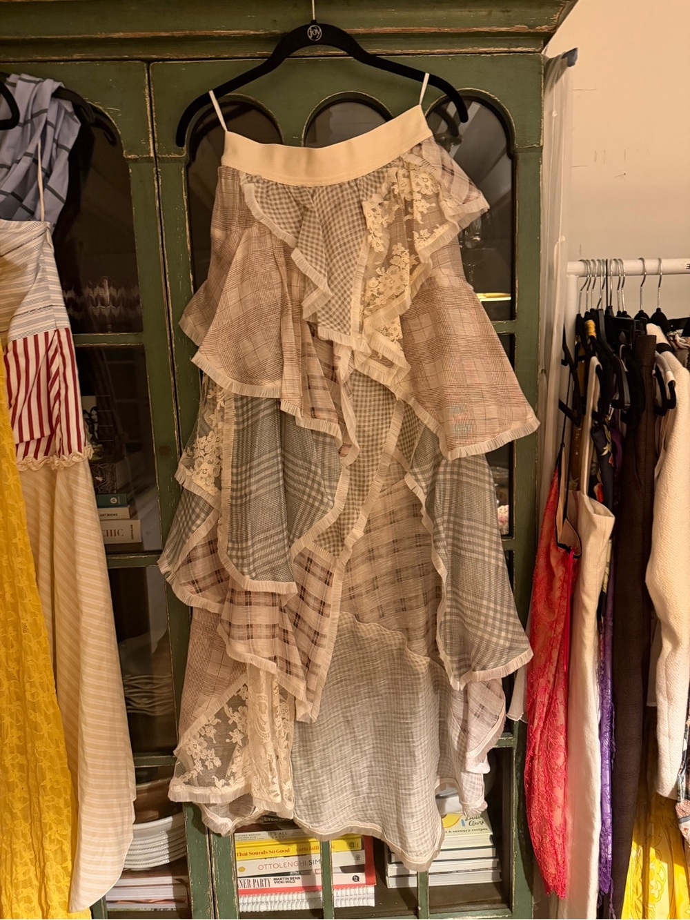 Zimmermann Cavalier Plaid Silk Linen Runway Skirt Spring 2017 zimmerman size 2 - Picture 5 of 7